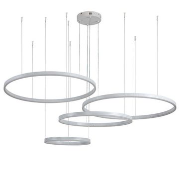Подвесная люстра 218W 3000K-5500К V000033L 14001/4P White белый Galass Indigo