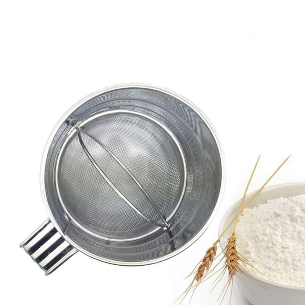 Сито с ручкой для просеивания муки Patisse 14х11 см, 400 гр.