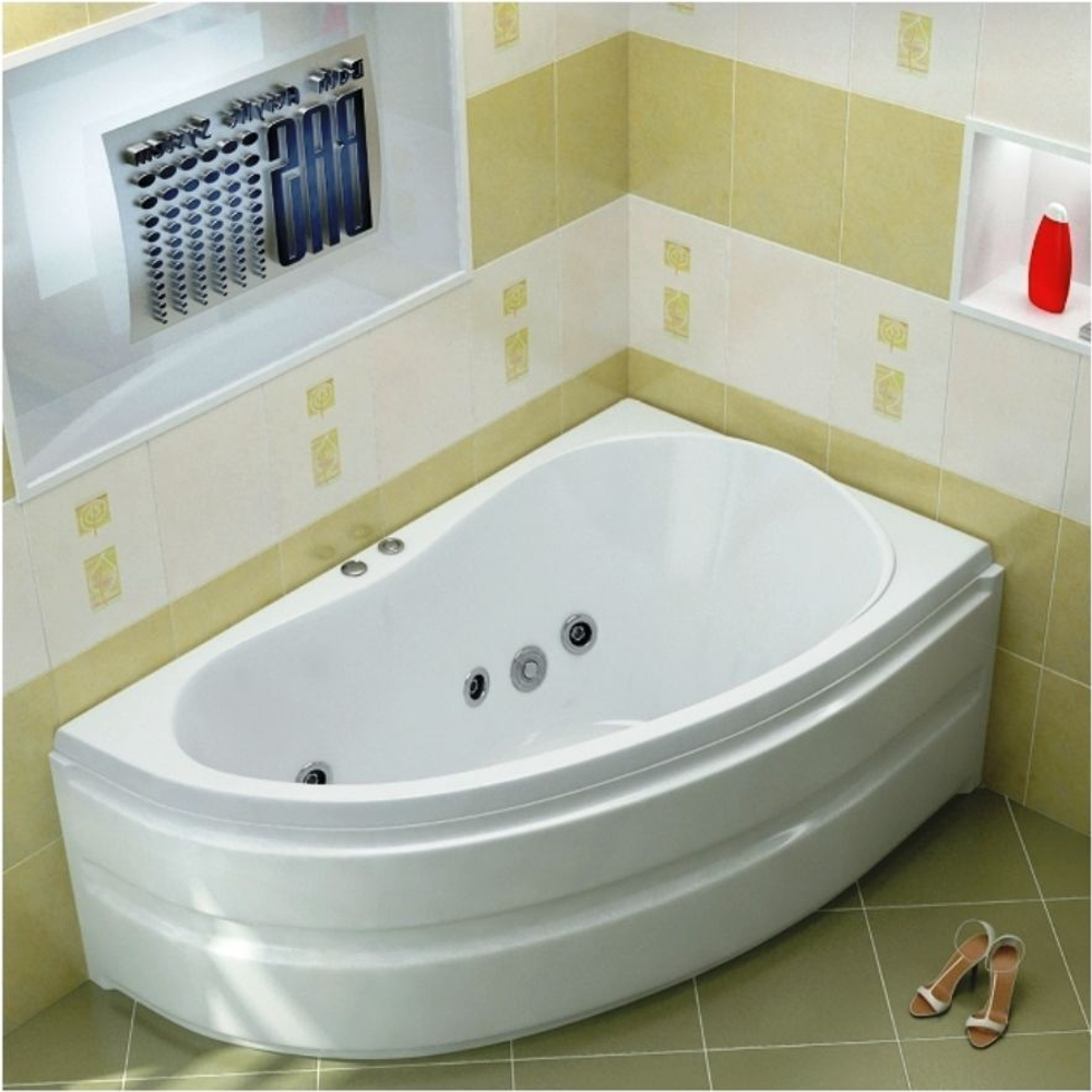 Акриловая ванна Bas (Бас) Алегра 150х90 R, с каркасом