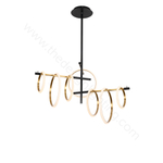 Ceiling design lamp Ulaop by Marchetti Illuminazione (7 lampshades)