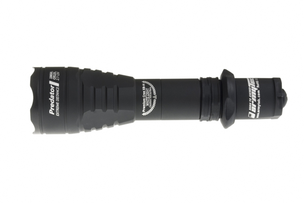 Фонарь светодиодный тактический Armytek Predator v3, 200 лм, зеленый свет (без аккум. в комплекте)
