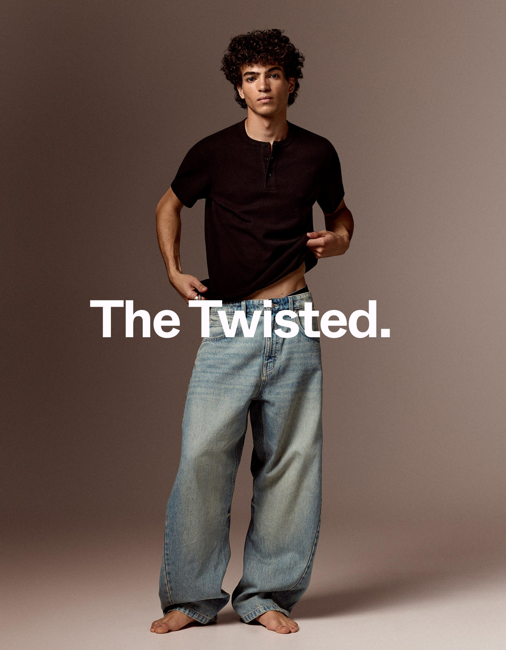 Мужские джинсы twisted fit - BERSHKA