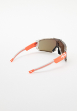 Спортивные очки 720armour Mars / Glossy Translucent Lt. Grey Shale / Matte Neon Peach Orange Temple / Champion Gold Ti Lens