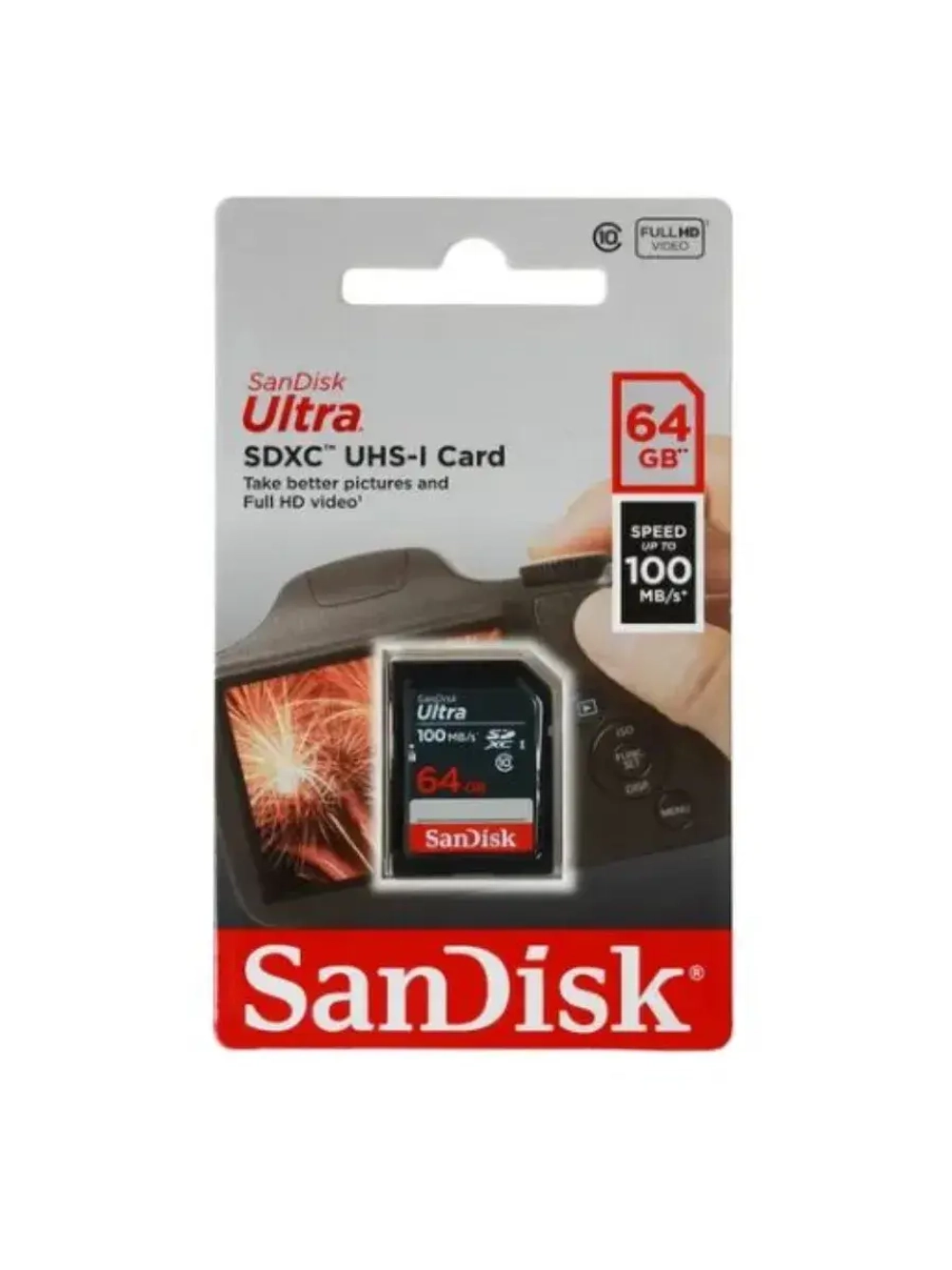 Карта памяти Ultra SDSDUNR-064G-GN3IN SDXC 64 ГБ