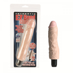Реалистичный телесный вибратор Ez Bend Stud - 20 см. (Цвет: телесный)