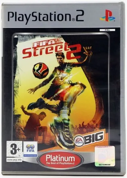 PSP Platinum FIFA Street 2 (Б/У, Английская версия, ULES-00264)