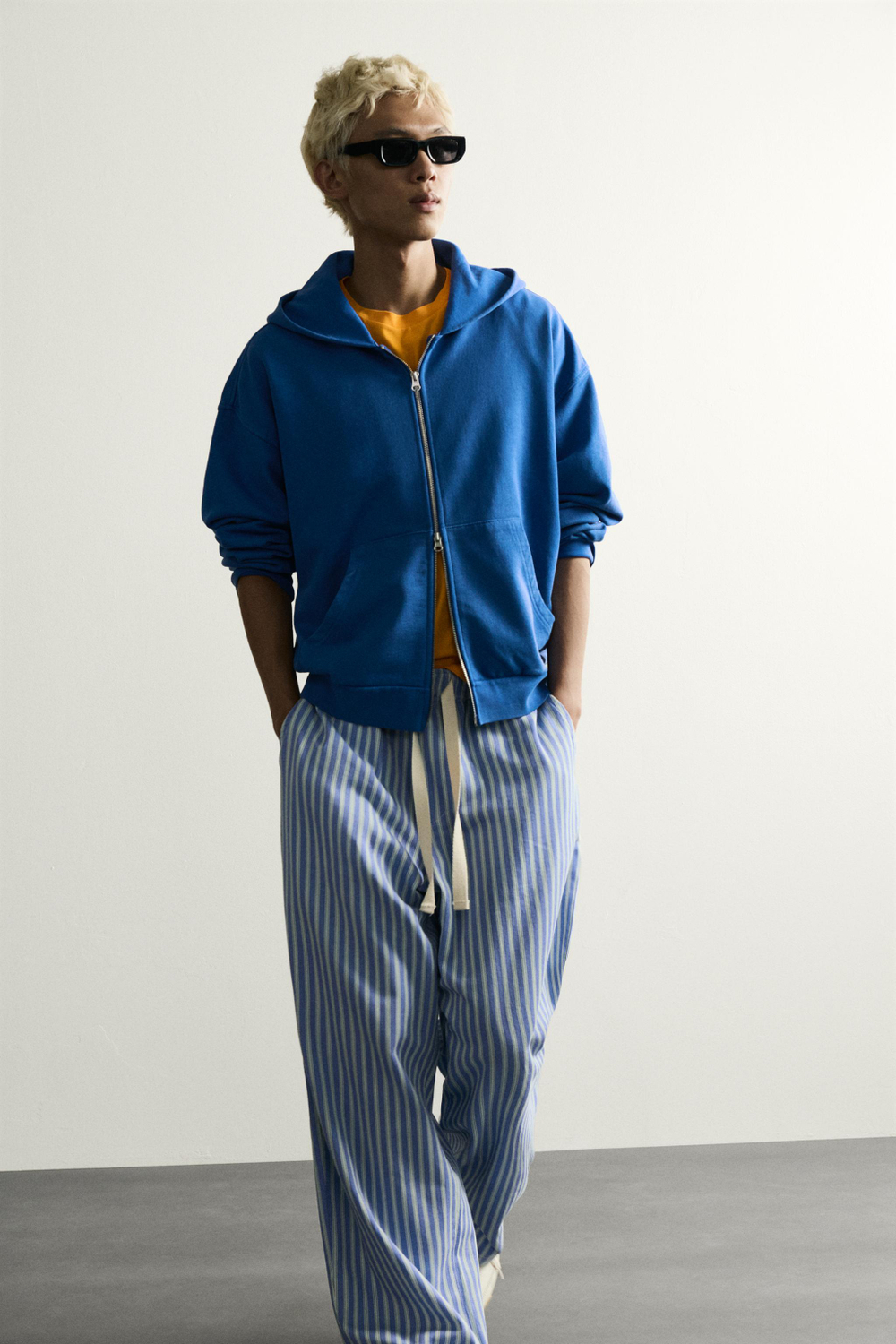 БРЮКИ BAGGY FIT В ПОЛОСКУ — ZARA · 6917/303