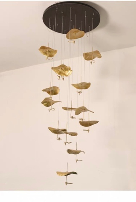 Pendant design lamp Gold Moon by Catellani & Smith (15 lampshades)