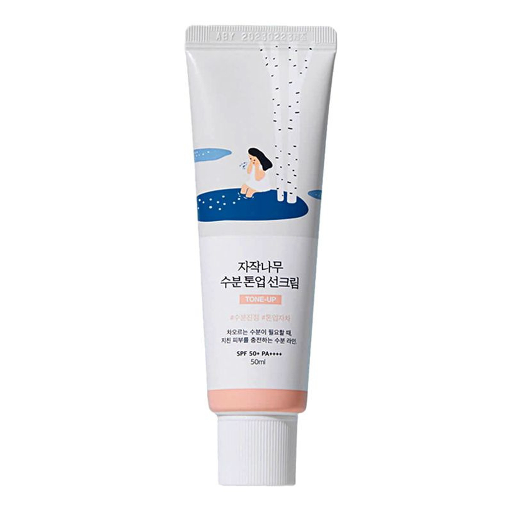 Солнцезащитный тонирующий крем ROUND LAB Birch Juice Moisturizing Tone-Up Sunscreen (50мл)