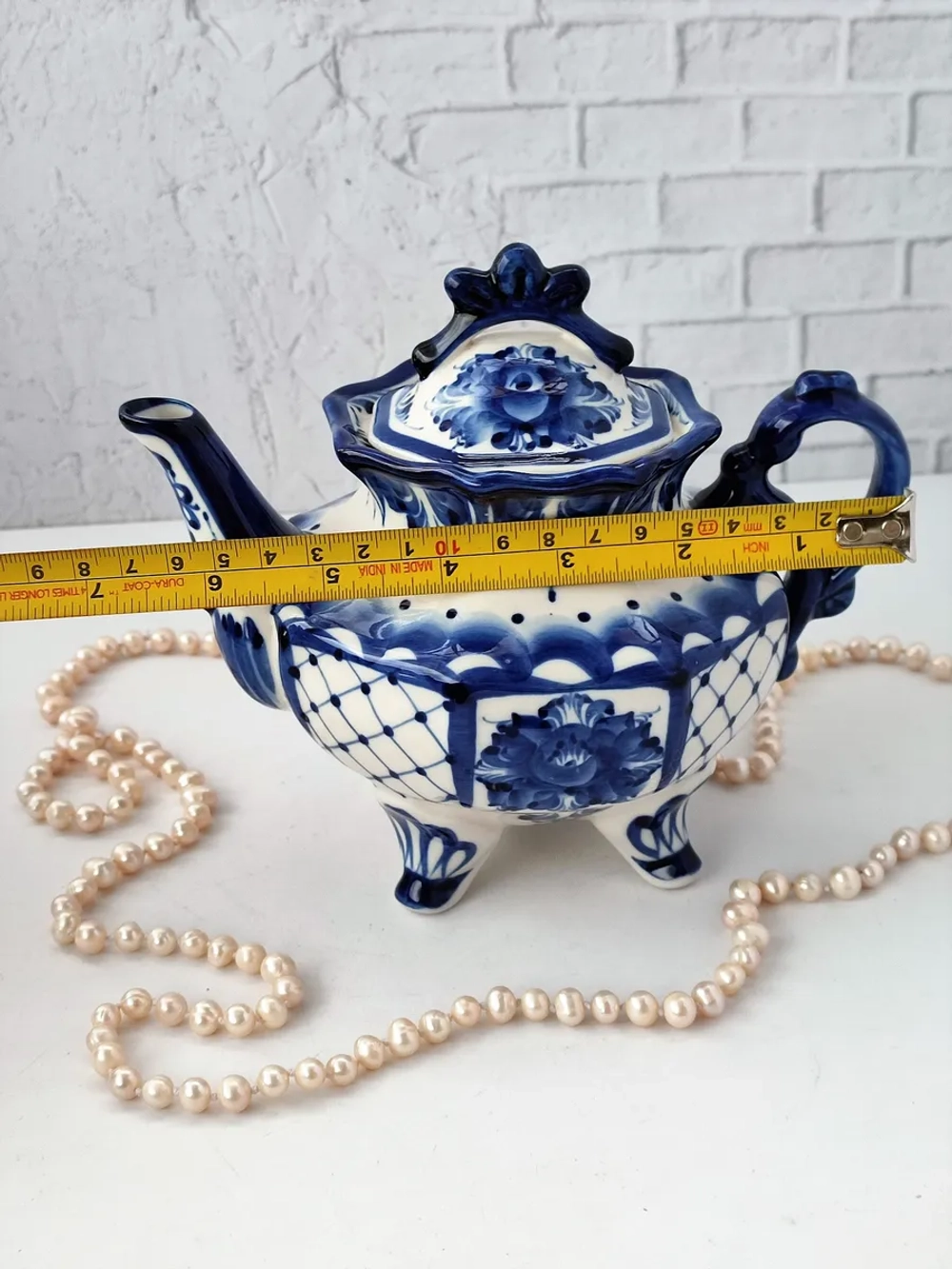 Чайник заварочный для чая и трав Гжель