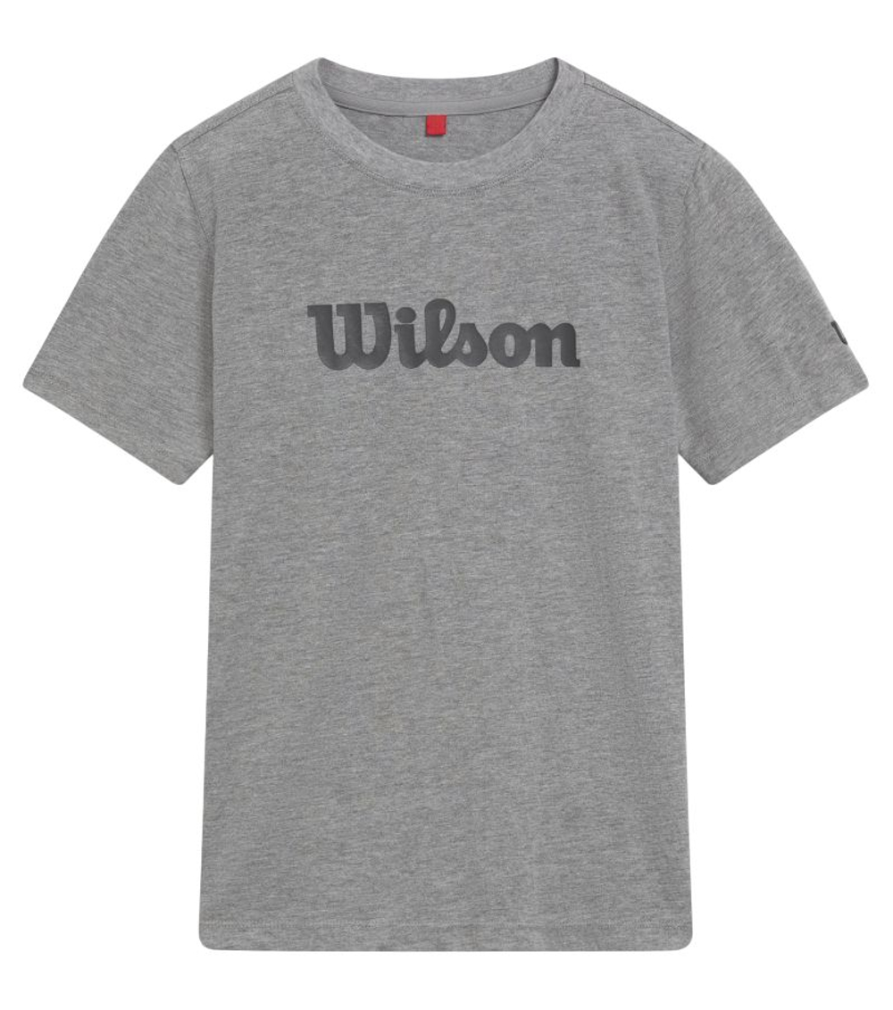 Детская футболка Wilson Youth Team Performance - medium gray heather