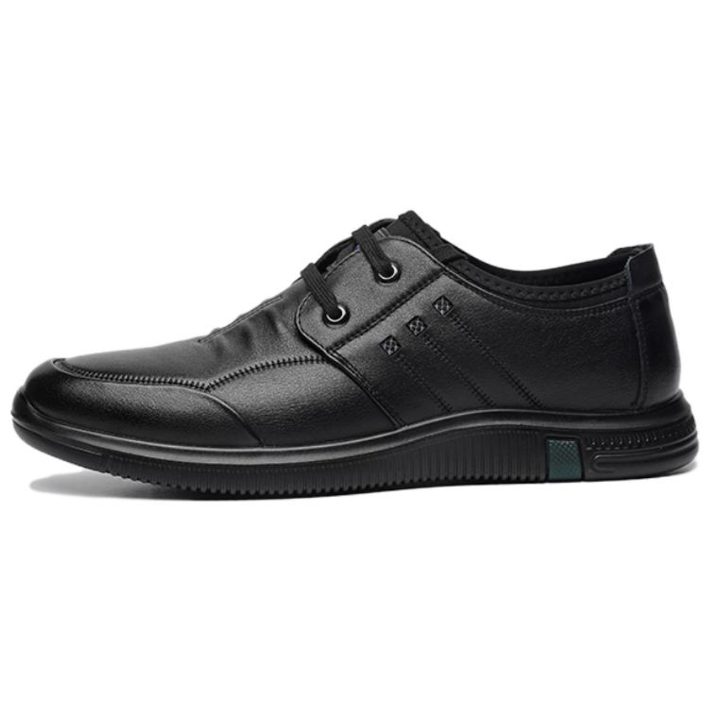 Spider King Top Grain Cow Leather Dress Shoes Men"s Black
