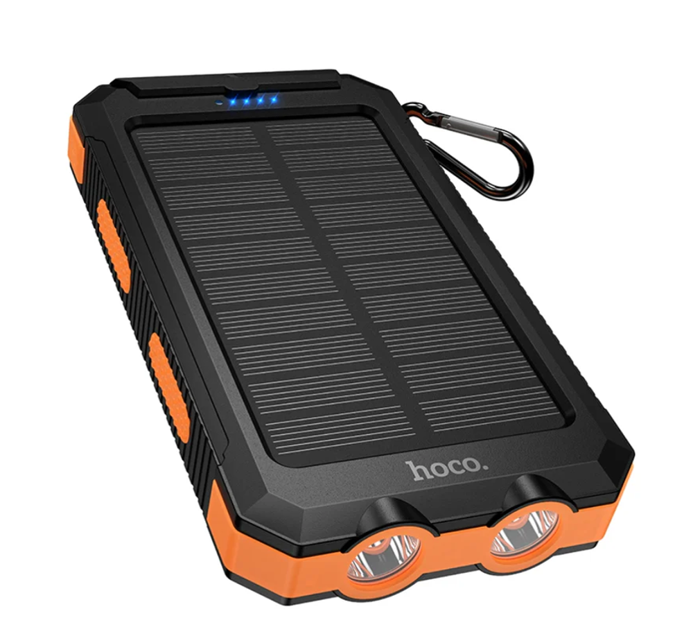 Powerbank Hoco J164 Platinum Solar 8000mAh черный