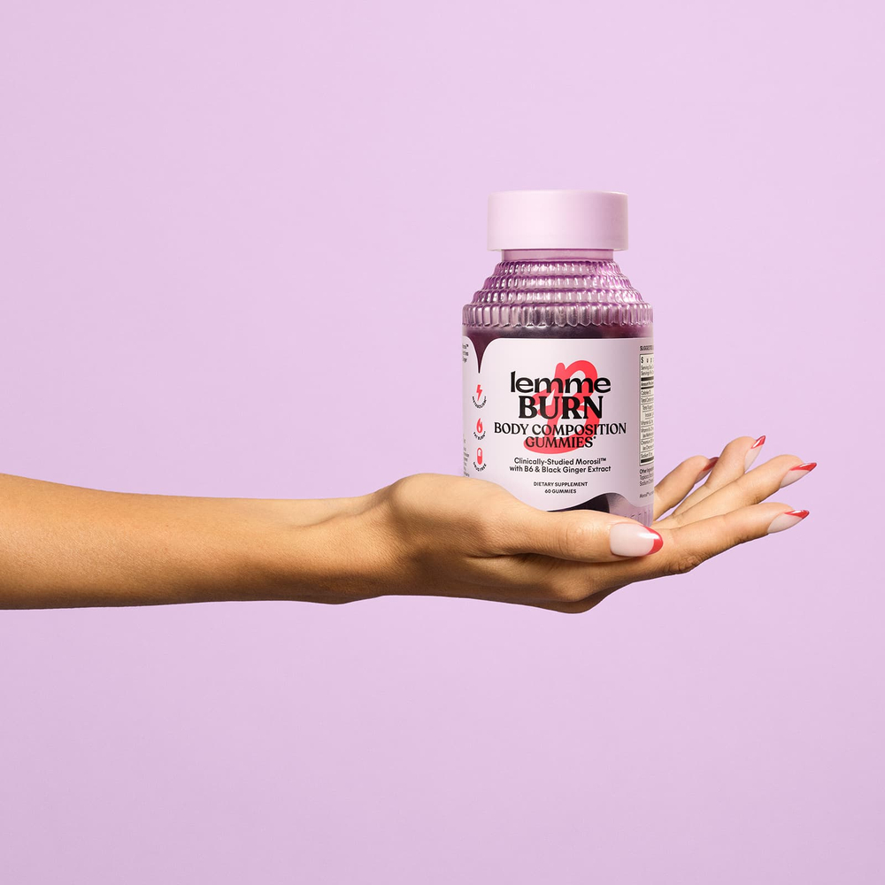 Lemme, Burn Gummies, с ягодным вкусом, 60 жевательных таблеток