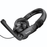 Гарнитура HOCO W103, накладные, разъем Jack, кабель 1.2 м Black