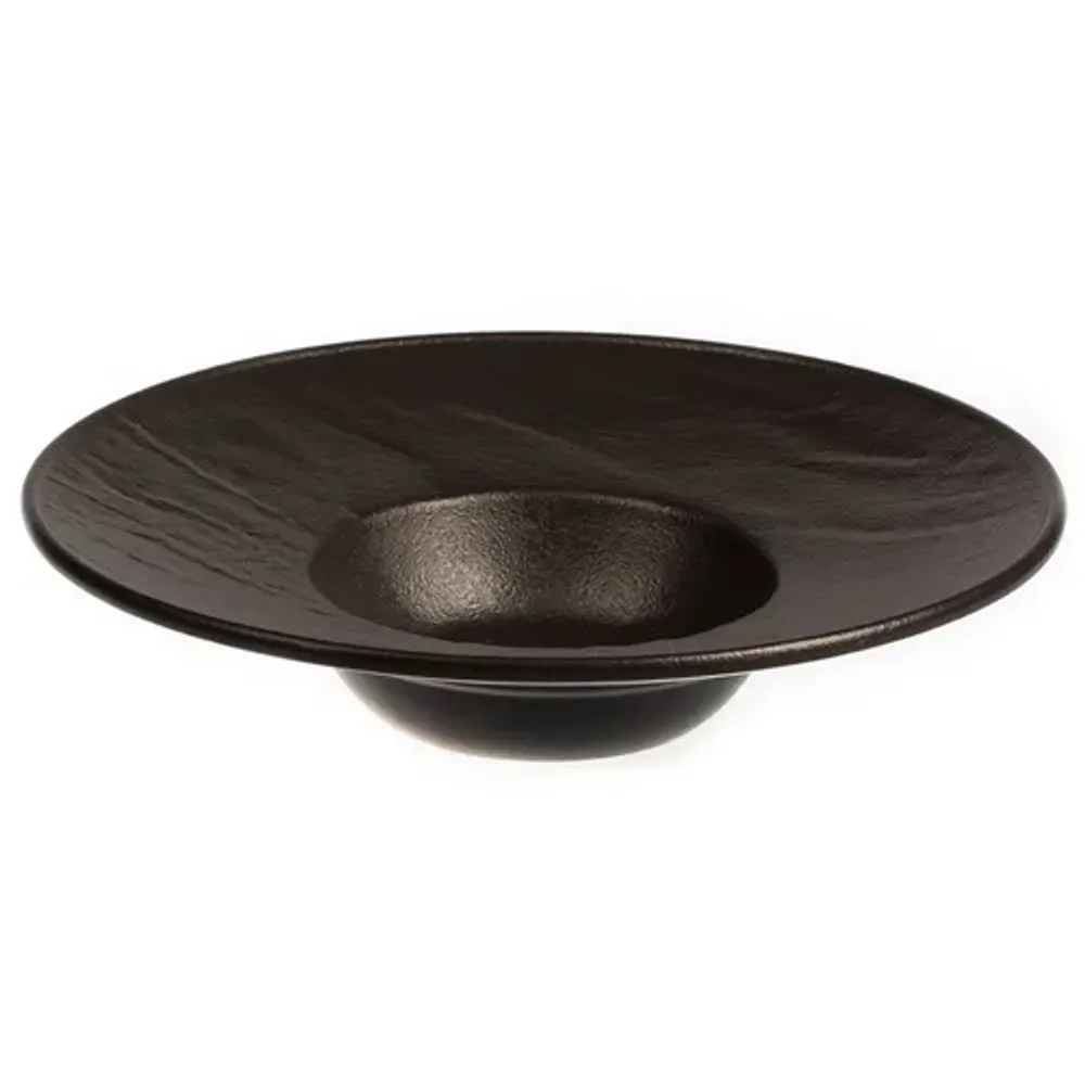 Тарелка глубокая 240 мл d 27 см h5,5 см для пасты/салата Black Raw Stellar P.L. Proff Cuisine [1]