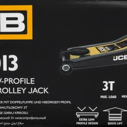 Домкрат подкатной гидравлический 3т (h min 75мм, h max 505мм) JCB JCB-TH33013