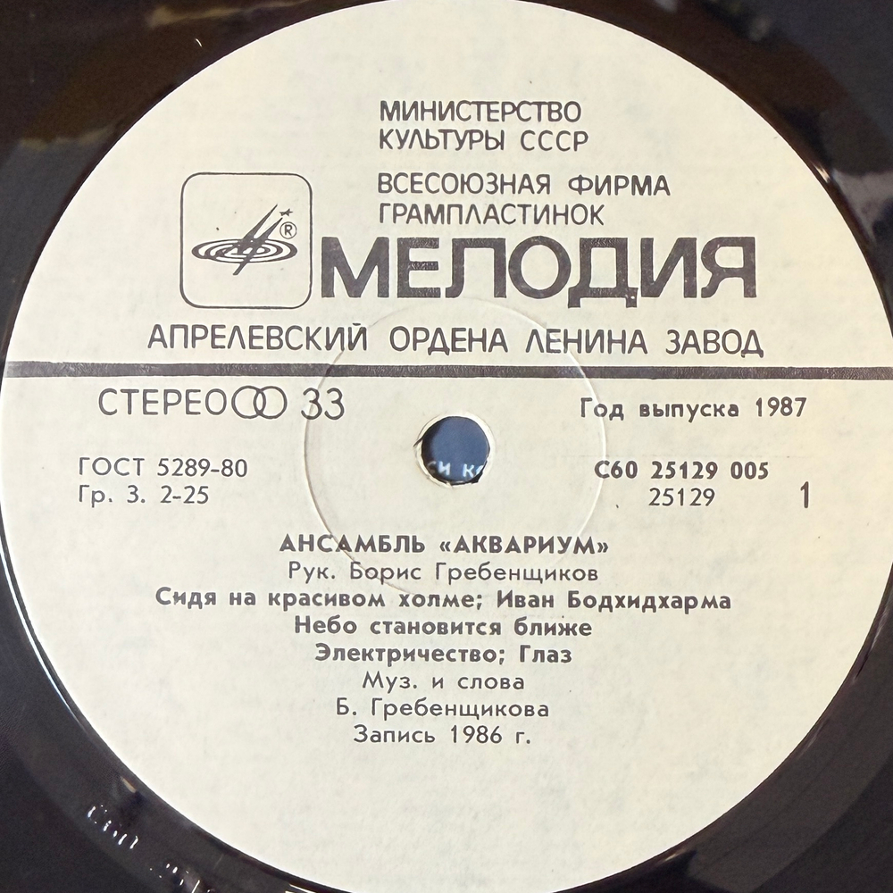 Виниловая пластинка Аквариум - Аквариум LP