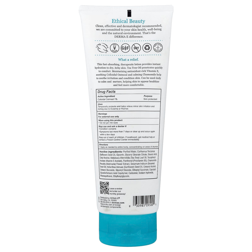 DERMA E, Лосьон для снятия зуда, 227 г (8 унций)