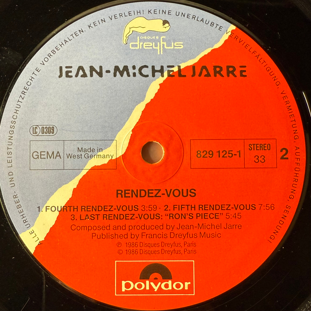 Jean-Michel Jarre - Rendez-Vous (Германия 1986г.)