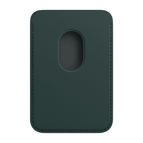 Кожаный чехол-бумажник с поддержкой MagSafe Apple Leather Wallet, Forest Green
