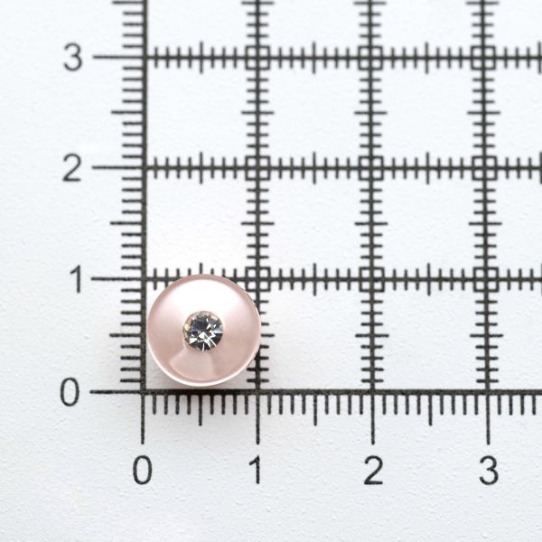 Пуговицы на ножке 16L=10 мм, пластик (pink (розовый)), 36 шт, PS24