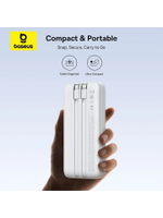 Внешний аккумулятор повербанк белый Power Bank 20000mAh 22.5W BASEUS