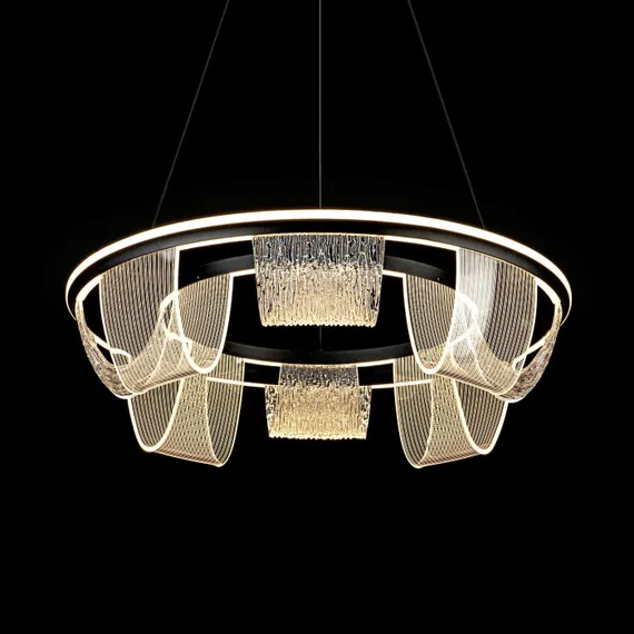Подвесной светильник L7706-630 BK LED4U