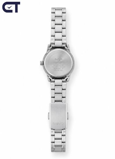 Casio LTP-V002D-7B General часы наручные женские — универсальная классика со светлым циферблатом и датой
