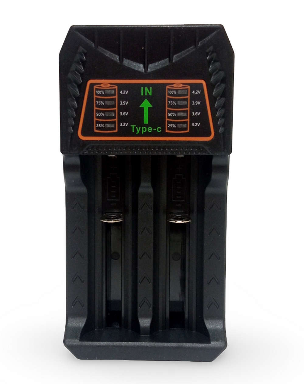 Зарядное уст-во для аккумуляторов 18650+ USB питание FirstWei
