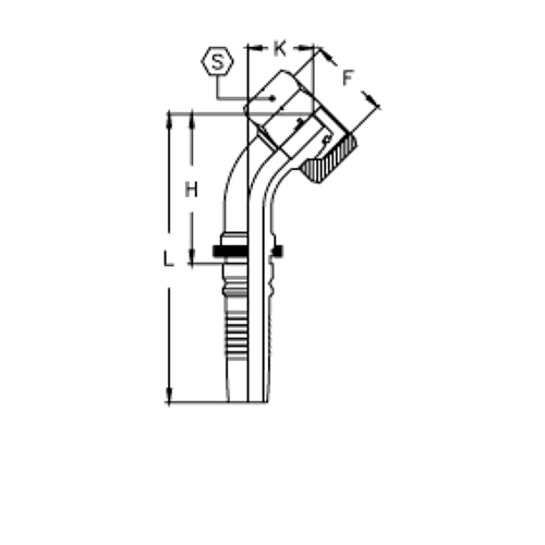 Фитинг DN 20 DKO-S (Г) 36x2 25 (45) Interlock