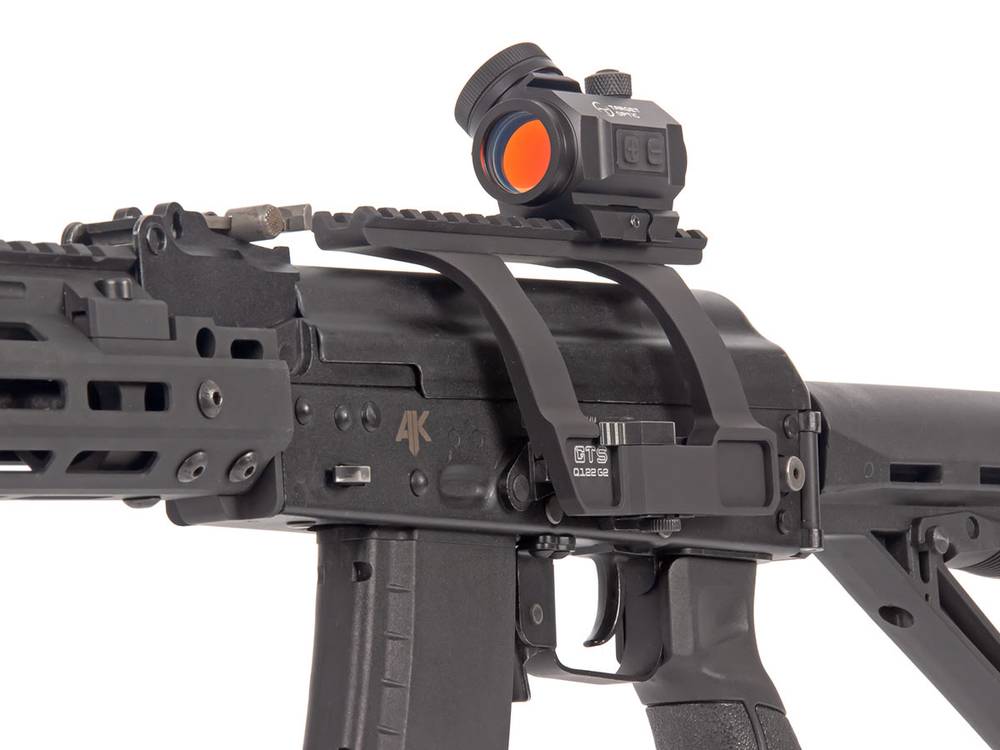 Коллиматор Target Optic 1x22, на Weaver/Picatinny, аккумулятор, проставка, красная марка, точка 2 MOA, 120 г - фото 2