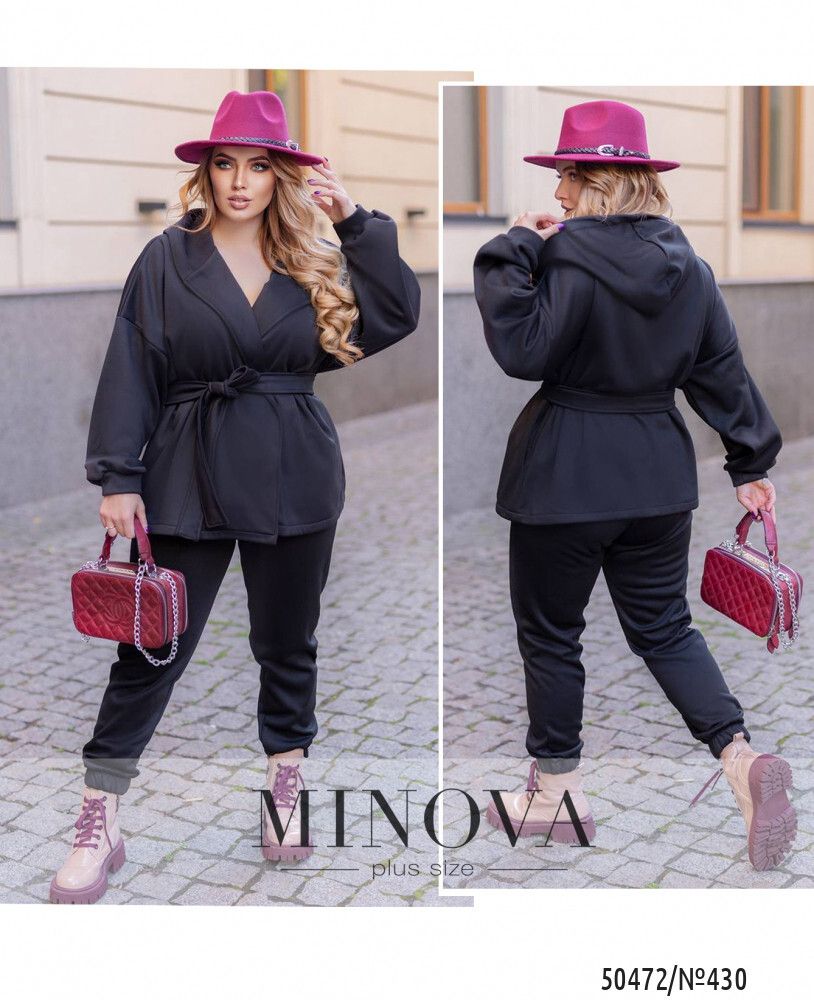 Костюм 430-Черный Minova
