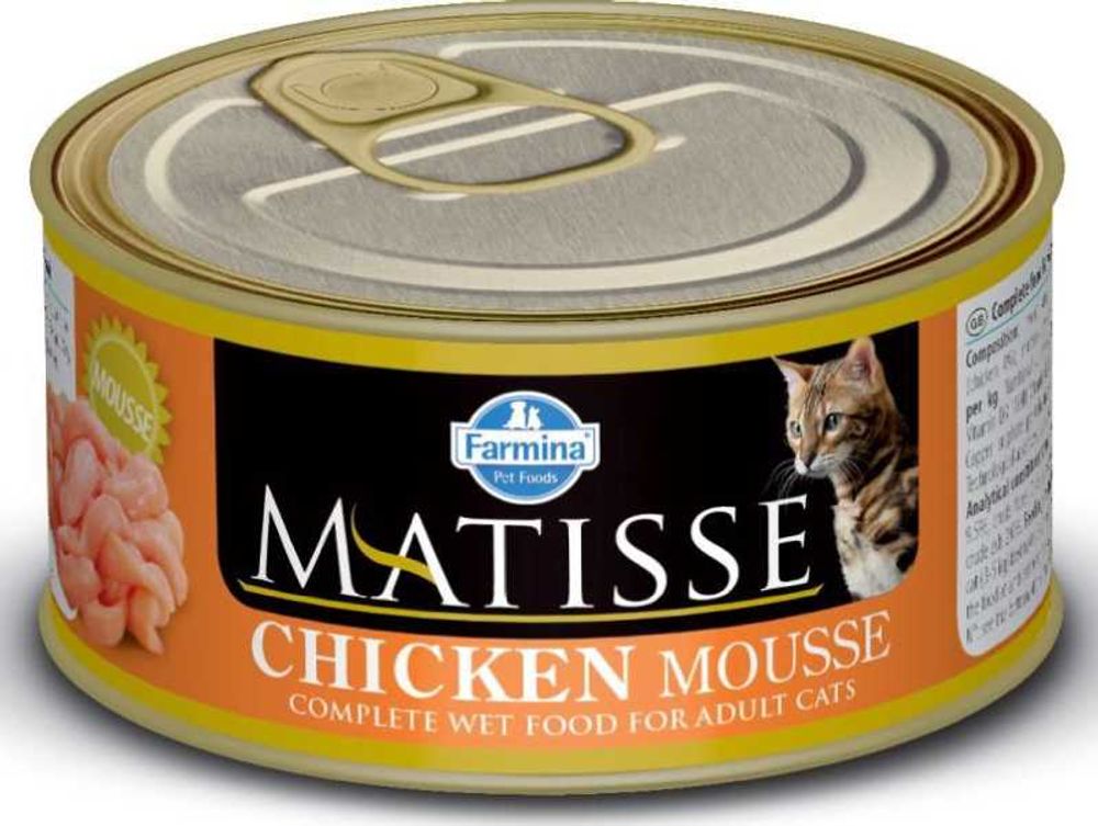 Консервы FARMINA Matisse для взрослых кошек всех пород с курицей - 300 гр