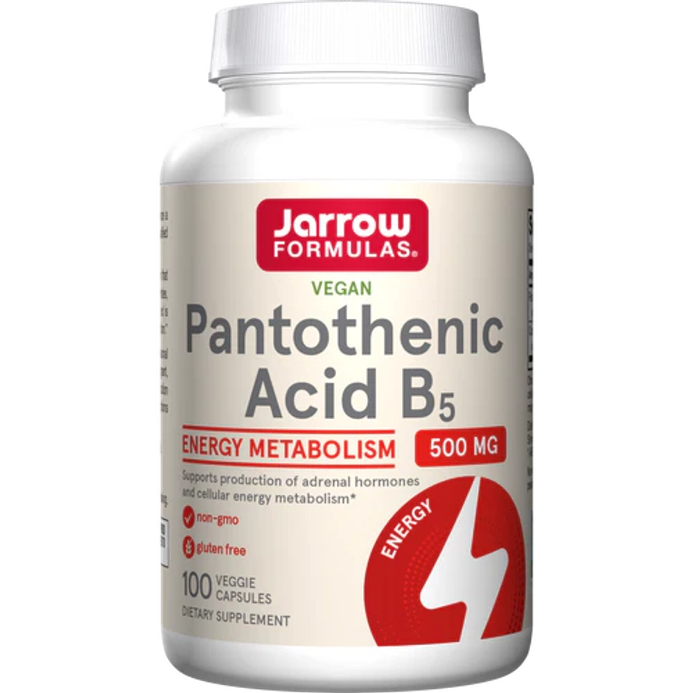 Pantothenic Acid 500 мг 100 капсул Jarrow Formulas