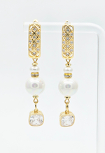 91002993 Серьги Selena Pearls