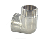 Угольник латунь никель Ду 15 (1/2") ВР/НР SantechSystems