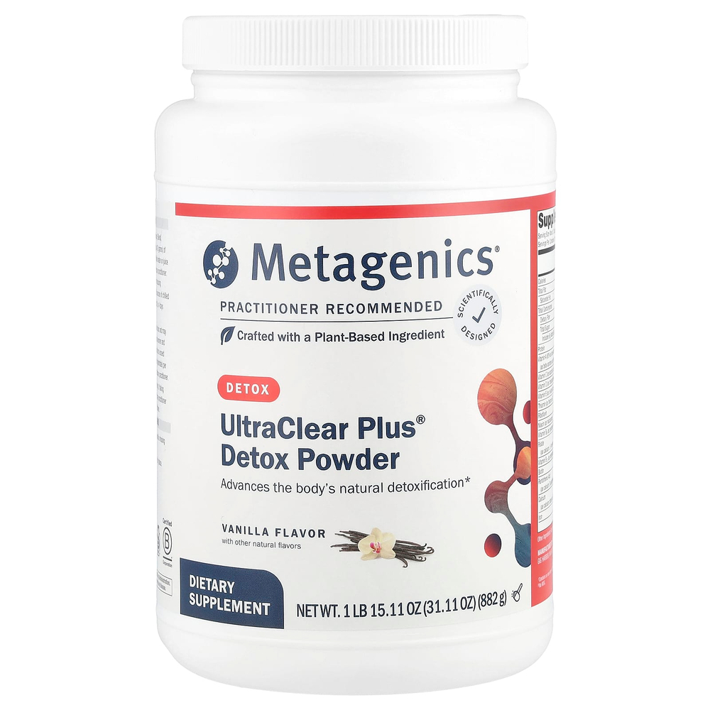 Metagenics, UltraClear Plus®, порошок для выведения токсинов, со вкусом ванили, 882 г (31,11 унции)