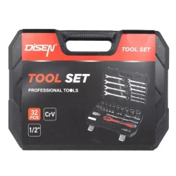 Набор инструментов 32пр.1/2''(6гр.)(8-32мм) DISEN DS-4324-5