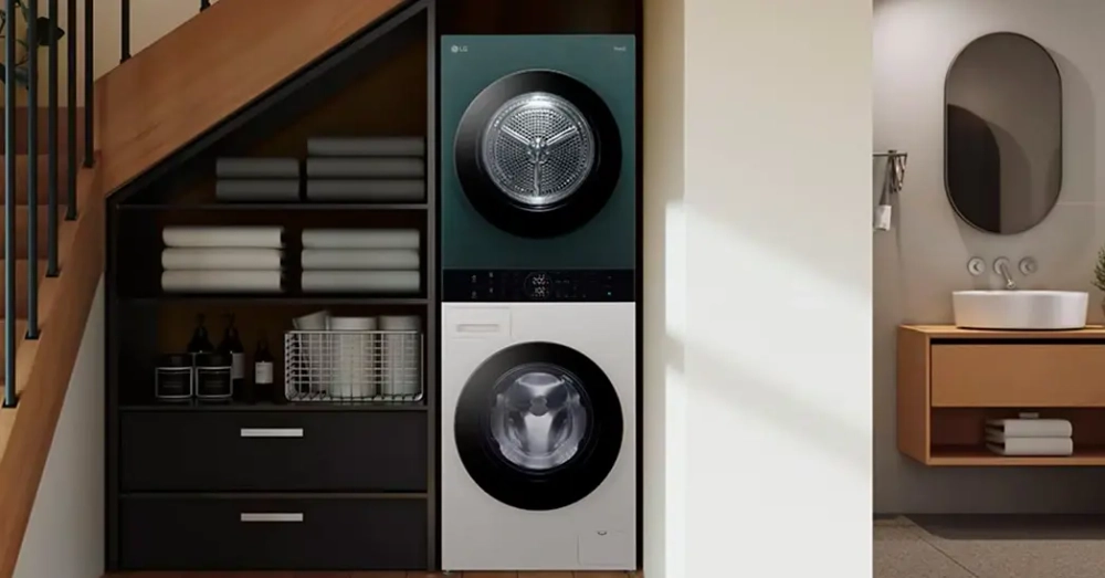 Стиральная машина LG W4W8LVPK2HM зеленый,бежевый