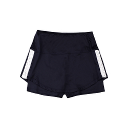 Женская теннисная юбка Lucky in Love Tahiti Macrama Skirt Women - Dark Blue, White