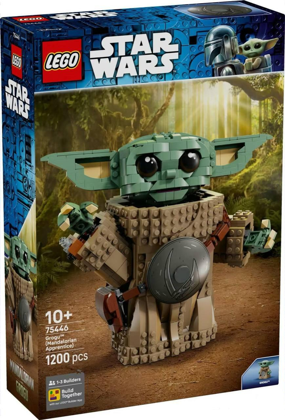 Конструктор Лего звездные войны Грогу 75446 | LEGO Star Wars Grogu (Mandalorian) коллекционная фигурка 1200 деталей 10+