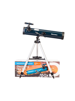 Телескоп Levenhuk Discovery Sky T76 с книгой