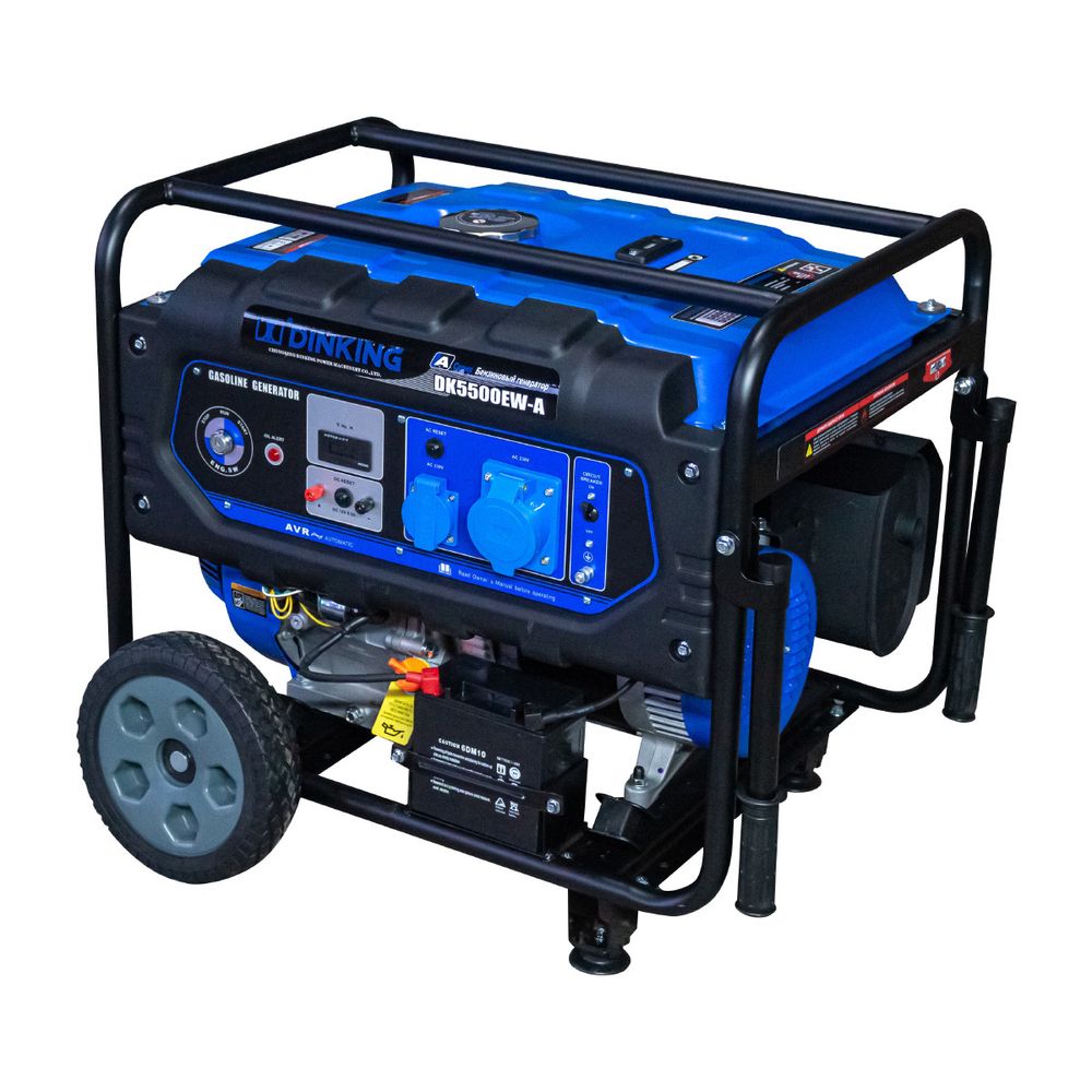 Генератор бензиновый Dinking DKA5500EW - [5 кВт / 220V] эл. пуск