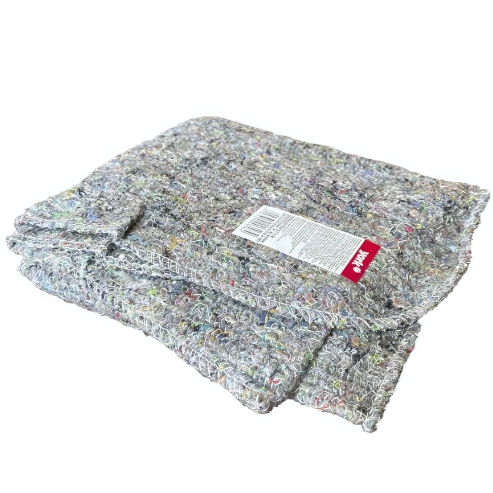 Салфетка для пола хлопковая серая большая 260г/м2 (60х75 см) YORK