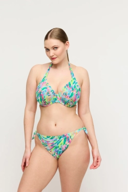 PRIMADONNA Swim Douala Топ с глубоким V-образным вырезом, средний размер, с подкладкой, разноцветный