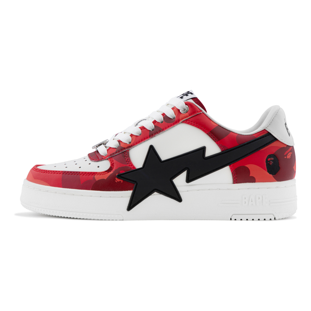 A Bathing Ape Bathing Ape Star Appliqu Sneakers красный