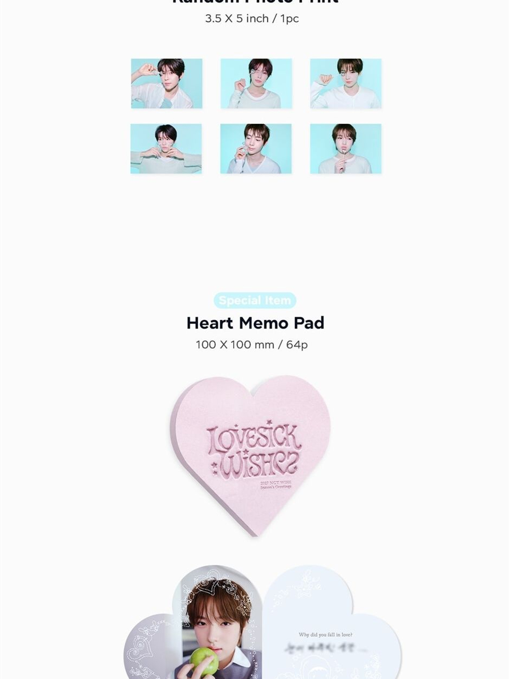 (ПРЕДЗАКАЗ) товары NCT WISH - LOVESICK WISH 2027 SEASON'S GREETINGS Kit Version