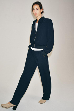 ZARA БОМБЕР С ПОДПЛЕЧНИКАМИ — ZW COLLECTION, МОСРКОЙ СИНИЙ