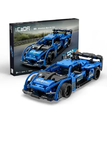 Конструктор CADA спортивный автомобиль Shadow, инерционный (380 деталей) C52023W
